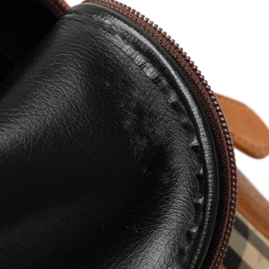 BURBERRY Haymarket Check Handbag
