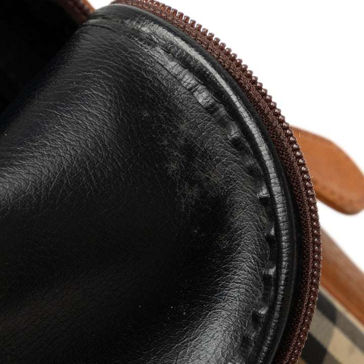 BURBERRY Haymarket Check Handbag