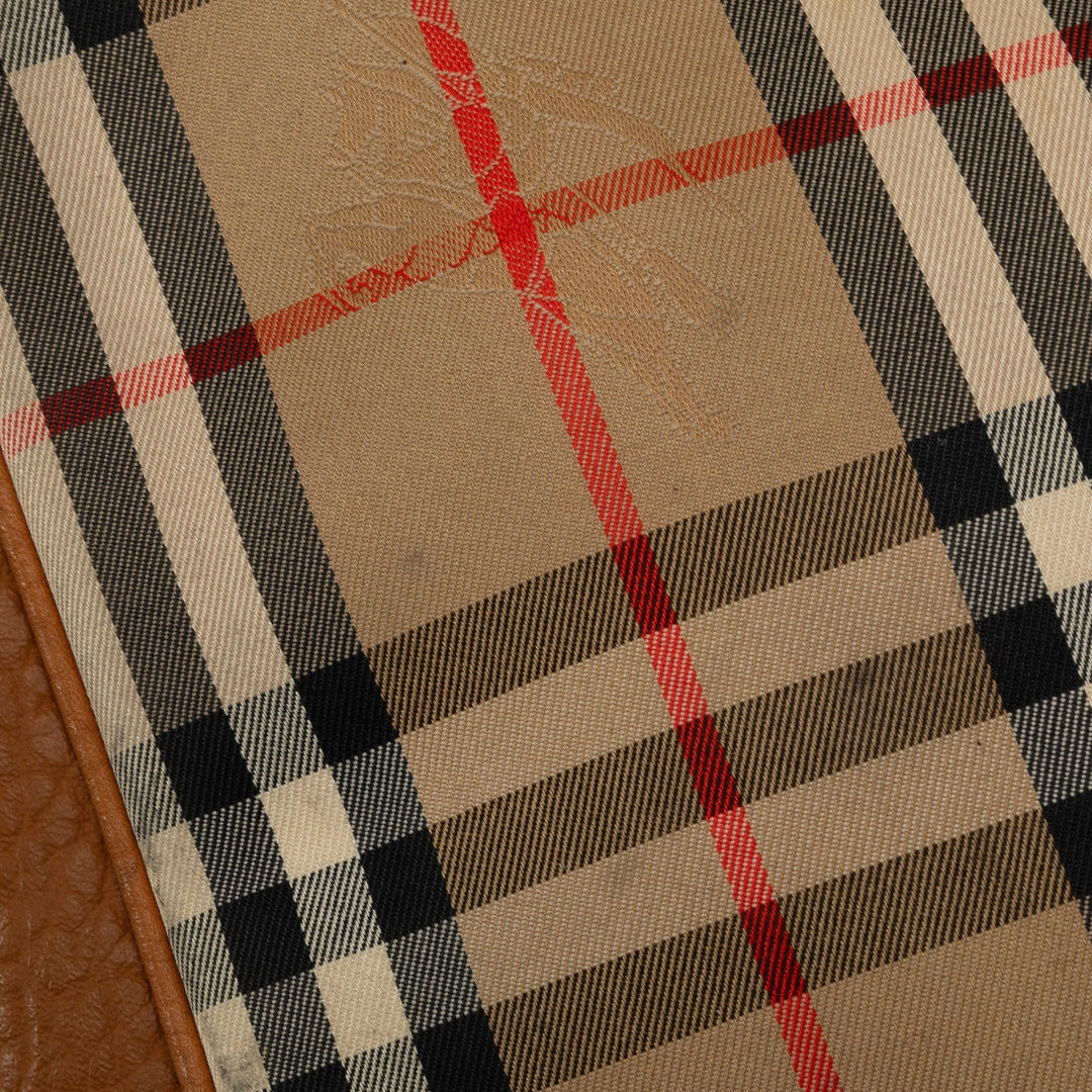 BURBERRY Haymarket Check Handbag