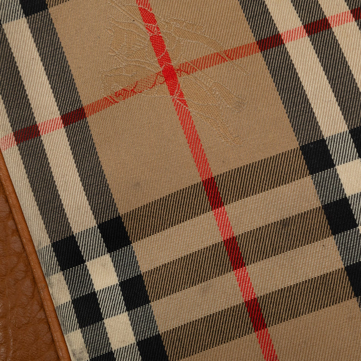 BURBERRY Haymarket Check Handbag