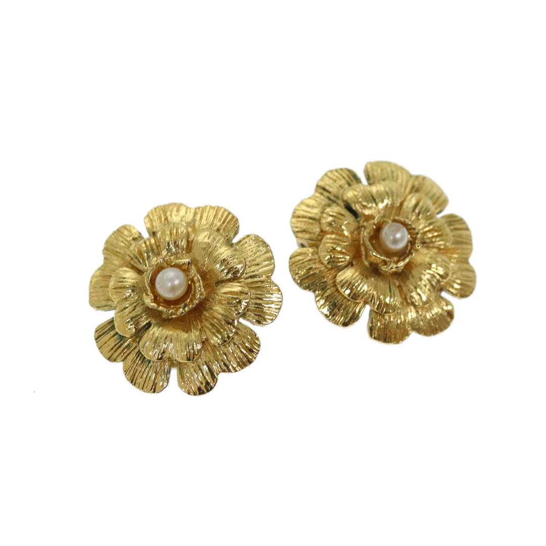 Chanel Camellia Earrings