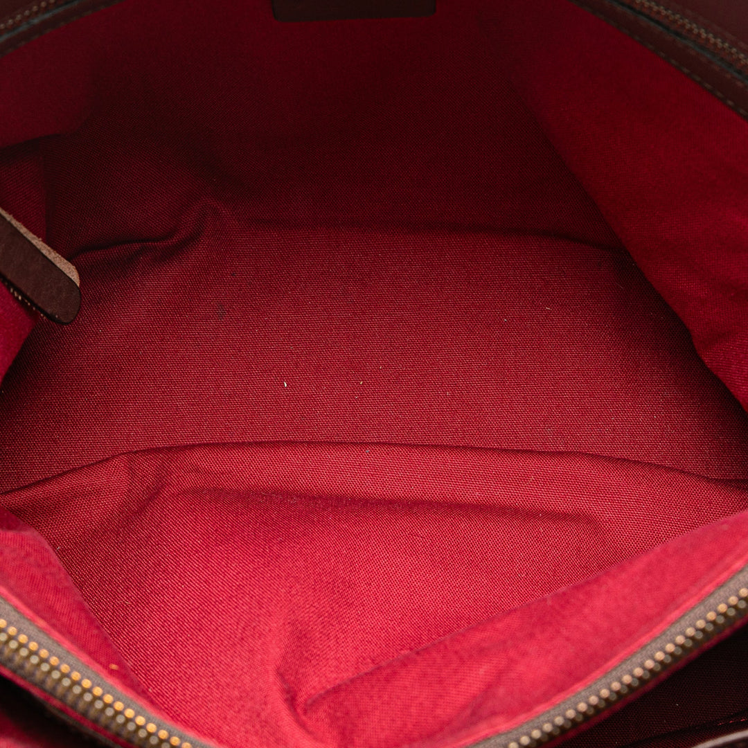 BURBERRY Wool Supernova Check Handbag