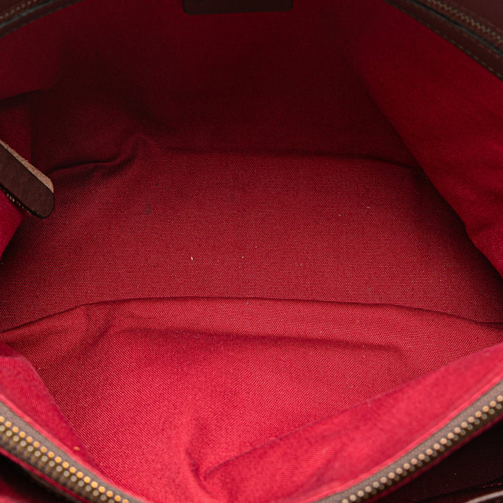 BURBERRY Wool Supernova Check Handbag
