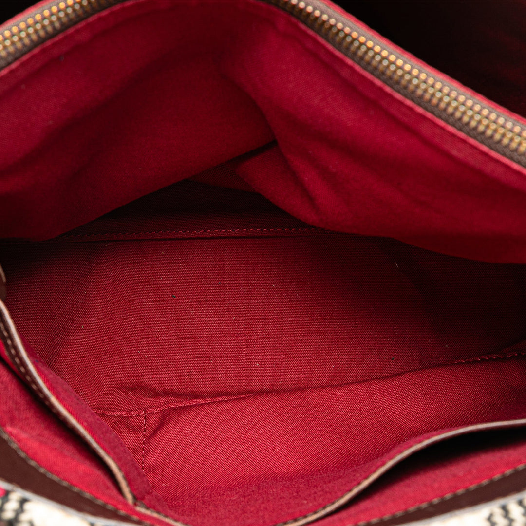 BURBERRY Wool Supernova Check Handbag