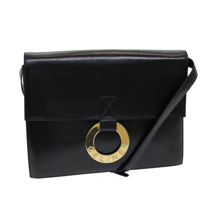 Celine Logo du cercle Shoulder Bag