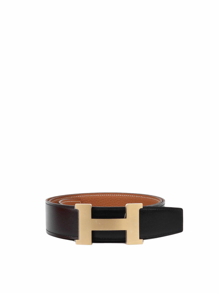 Hermes Constance Belt Black 38mm.