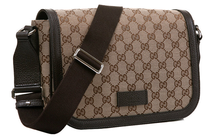 GUCCI Canvas Prints Single Shoulder Bag Brown 449172-KY9KN-9886