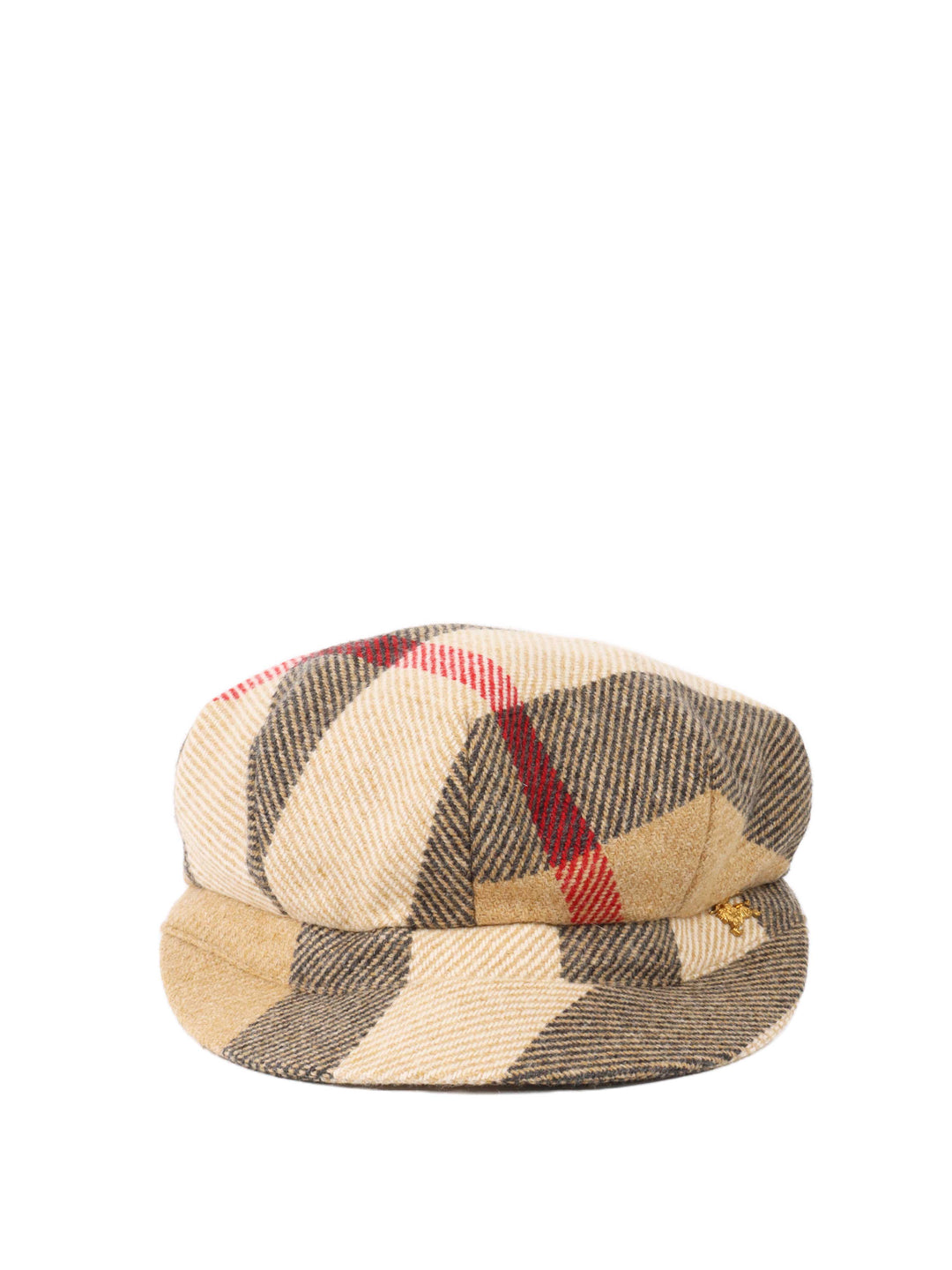 Burberry Check Wool Hat.