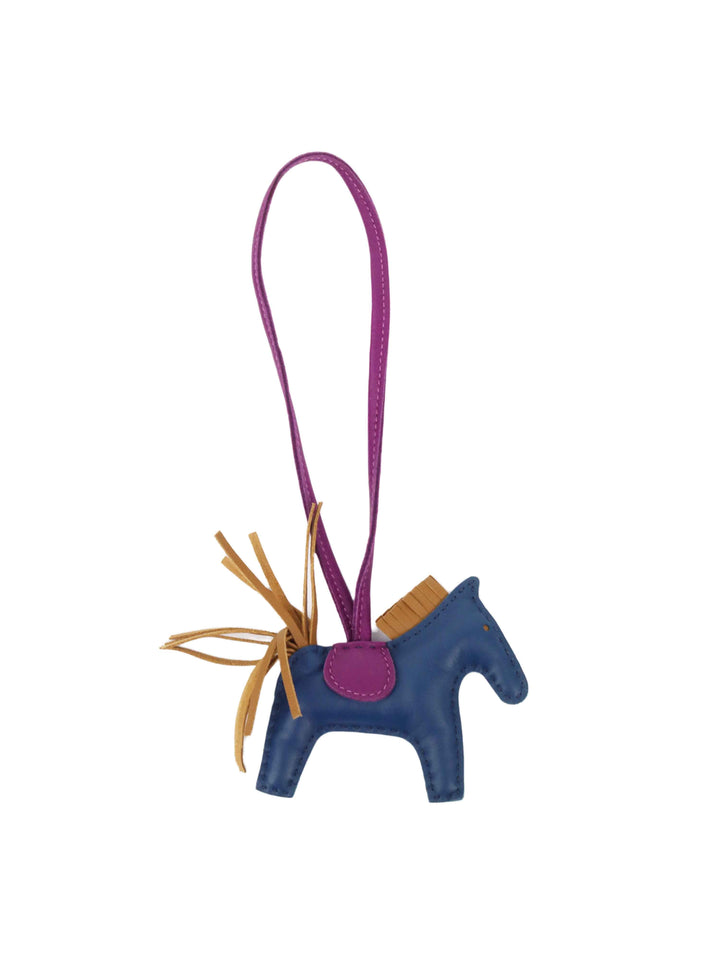 Hermes Rodeo PM Navy Tan Purple.