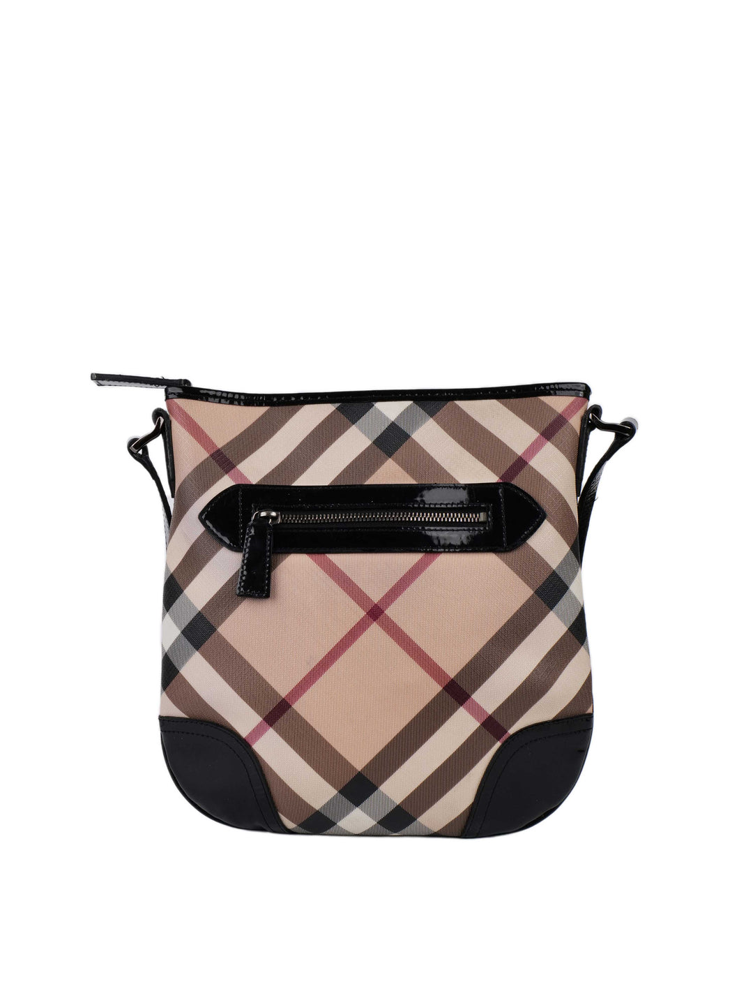 Burberry Haymarket Shoulder Tote.