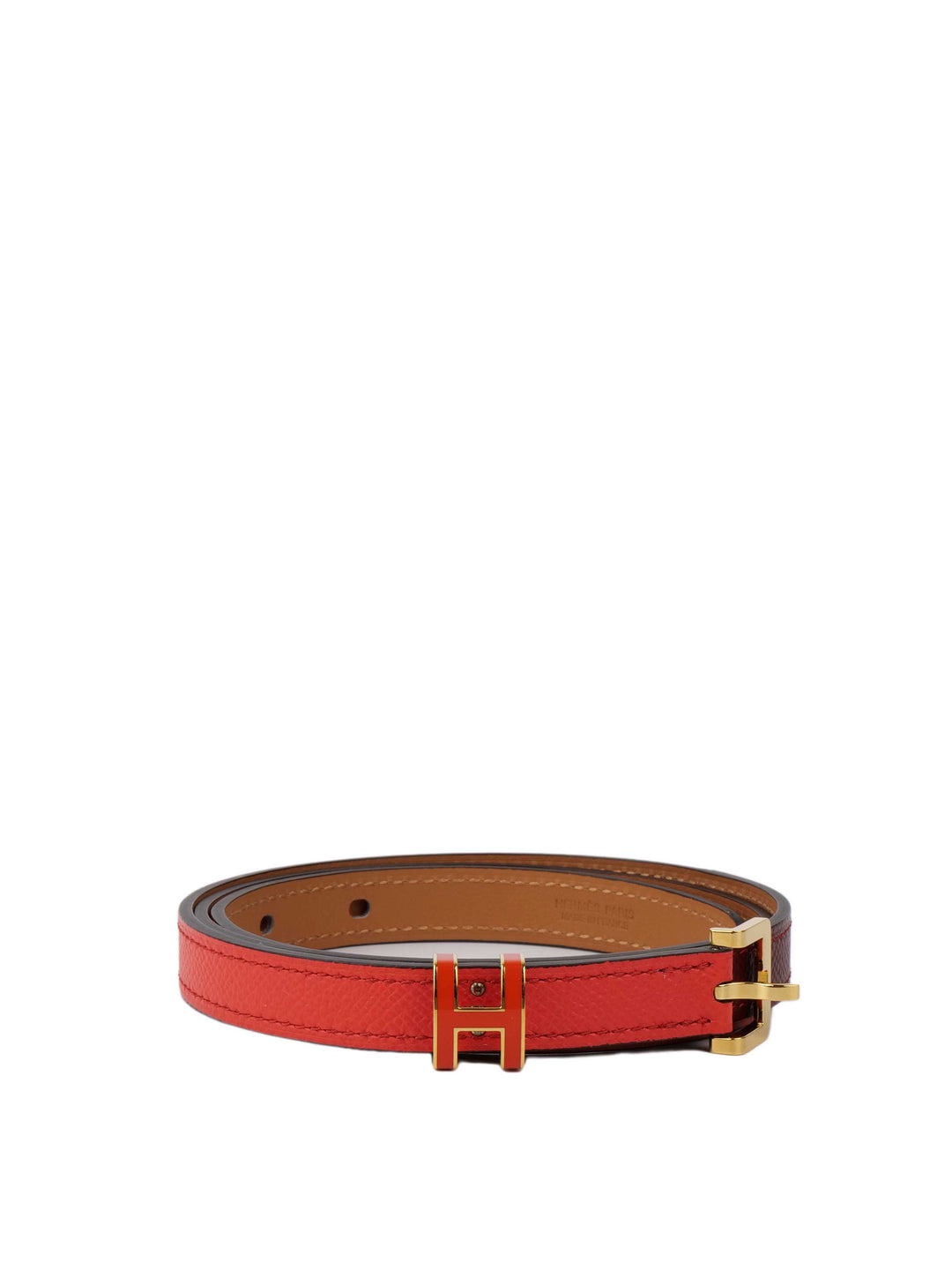 Hermes Tri-Colour Pop H 15 Belt.