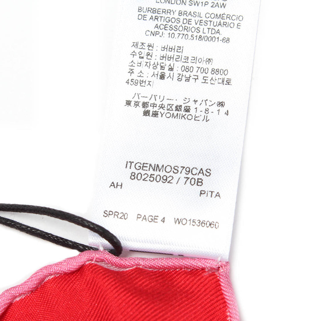 Burberry Printed Silk Scarf