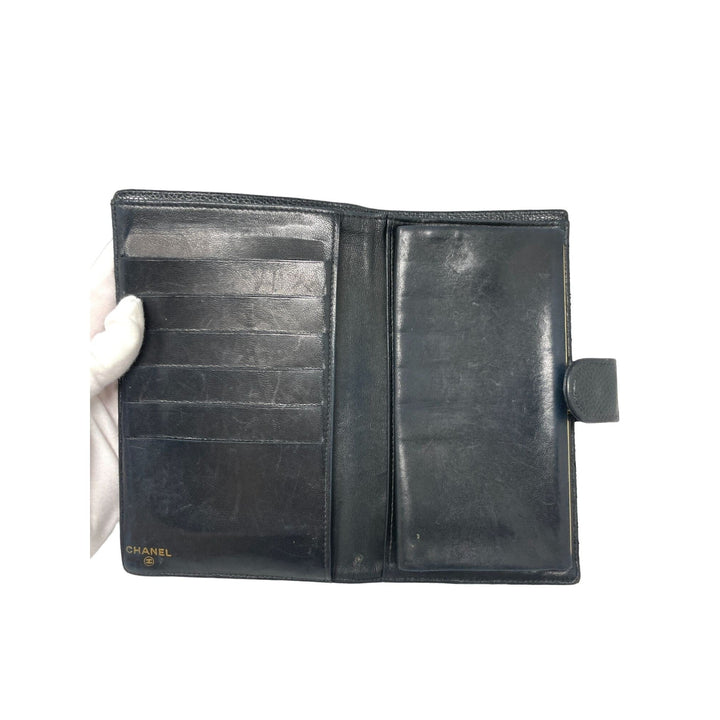 Top Quality Chanel Top Quality Chanel Timeless Caviar Continental Wallet - Black