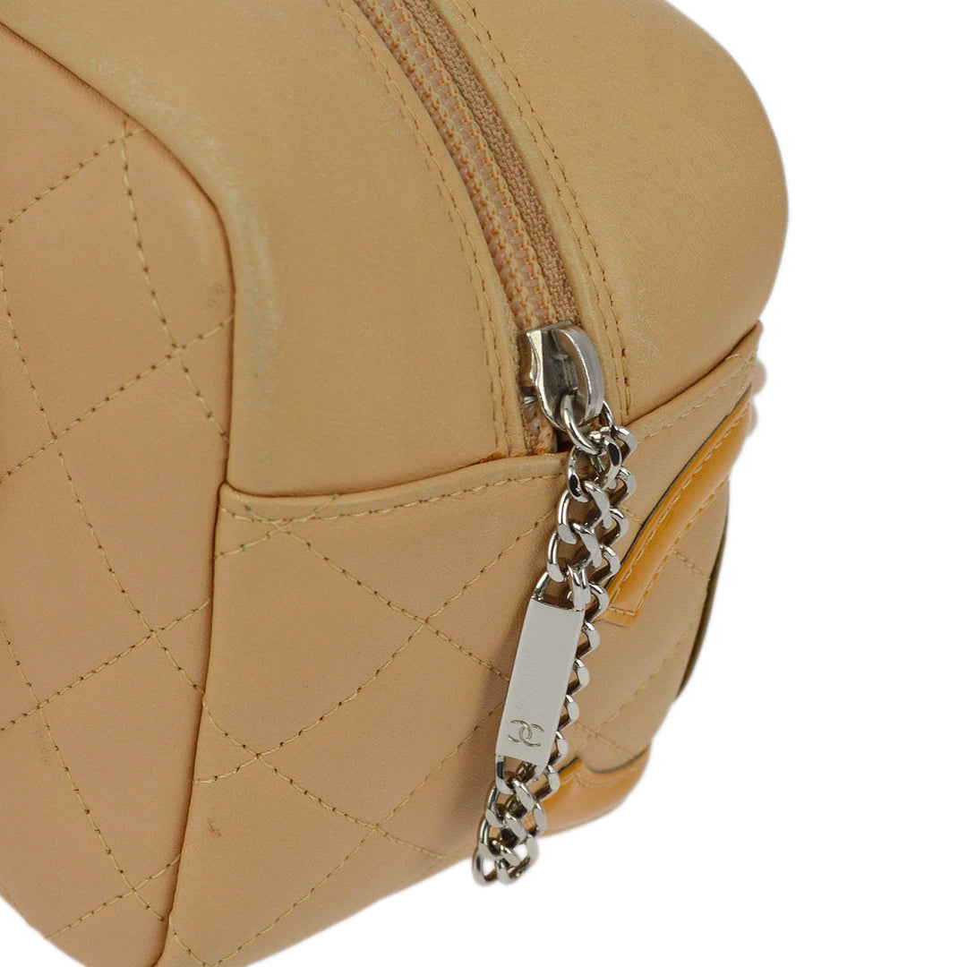 Top Quality Chanel Beige Calfskin Cambon Ligne Handbag