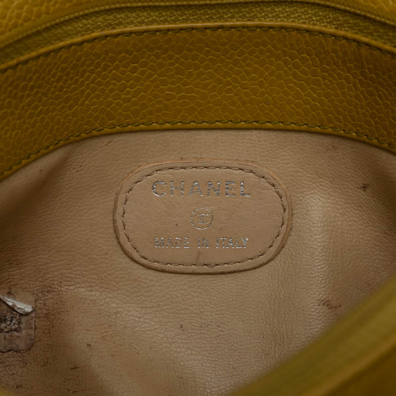 Top Quality Chanel Cocomark Porch Yellow Caviar   Chanel