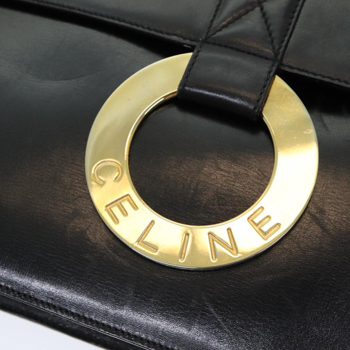Celine Logo du cercle Shoulder Bag