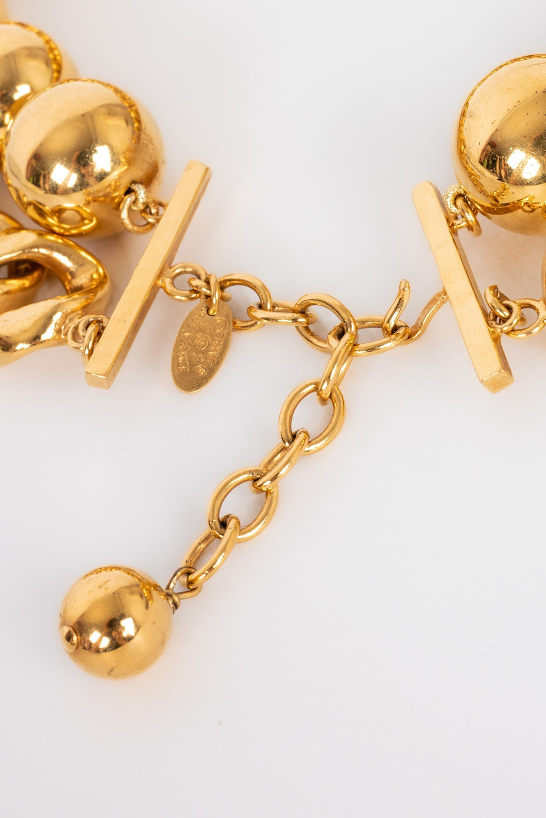 Collier dor√© Top Quality Chanel 1990s