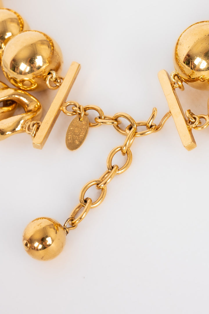 Collier dor√© Top Quality Chanel 1990s