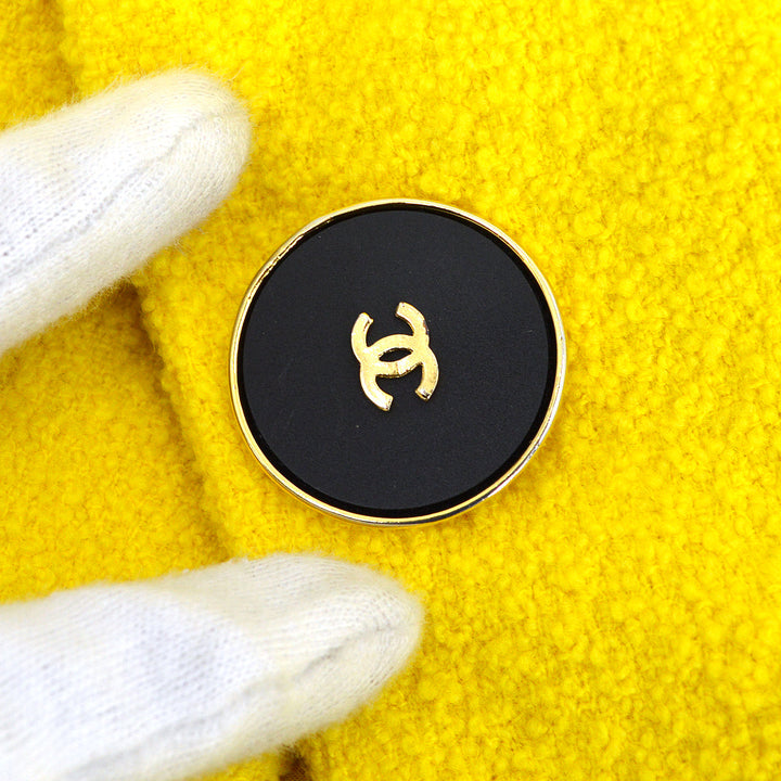 Top Quality Chanel Single Breasted Jacket Yellow #42