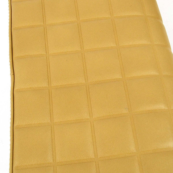 Top Quality Chanel 2003-2004 * Choco Bar Shoulder Bag Beige Lambskin