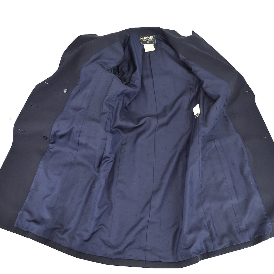 Top Quality Chanel Coat Navy #36
