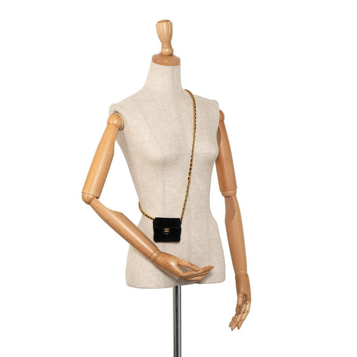 Top Quality Chanel Cocomark Gold  Chain houlder Bag  Bag Black   CHANEL