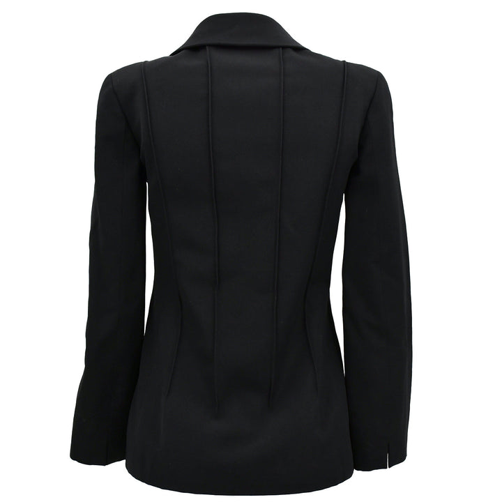 Top Quality Chanel Single Breasted Jacket Black
