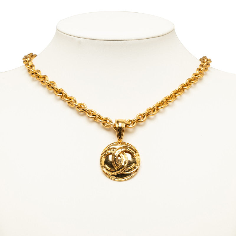 Top Quality Chanel Vintage Cocomark Round Collar Gold  Ladies Chanel