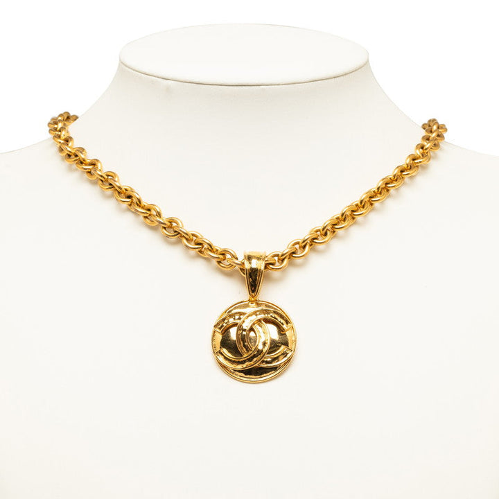 Top Quality Chanel Vintage Cocomark Round Collar Gold  Ladies Chanel