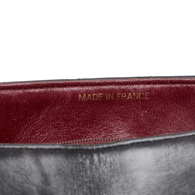 Top Quality Chanel Mini Flap Chain Shoulder Bag in Lambskin Black