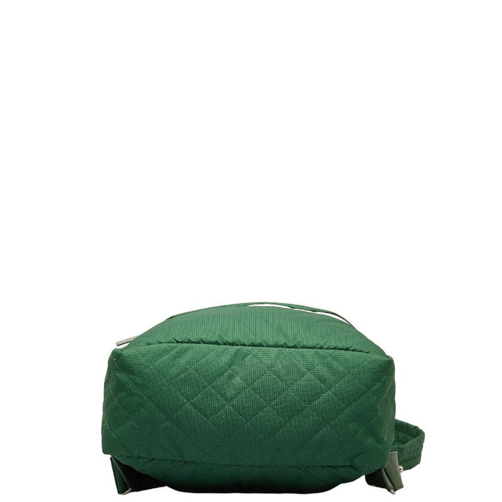 Top Quality Chanel Rucksack Backpack Green Nylon Leather  Chanel