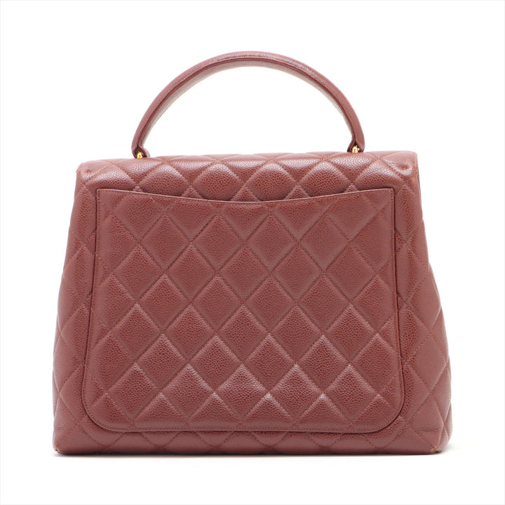 Top Quality Chanel Matrasse Caviar S Handbag Brown G  4th