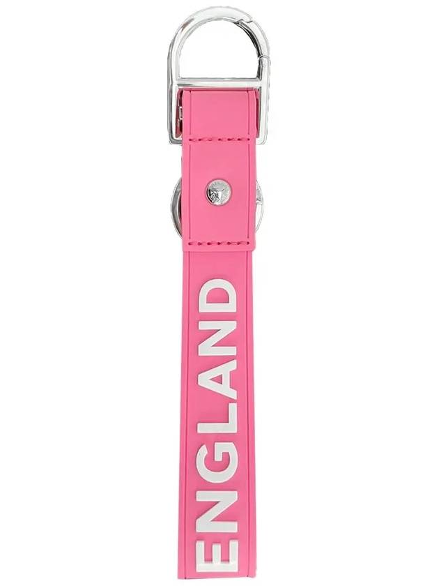 Burberry Logo Detail Key Ring Pink