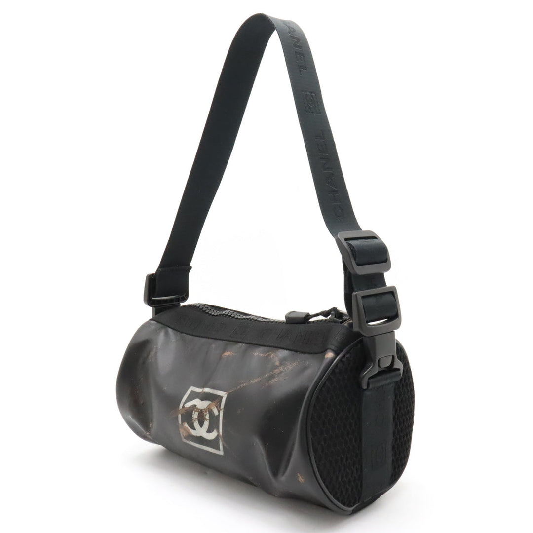 Top Quality Chanel Sports Line Shoulder Bag Black White A24984