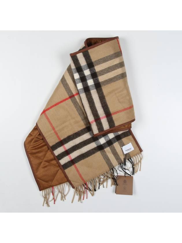 Burberry Padded Check Scarf Beige