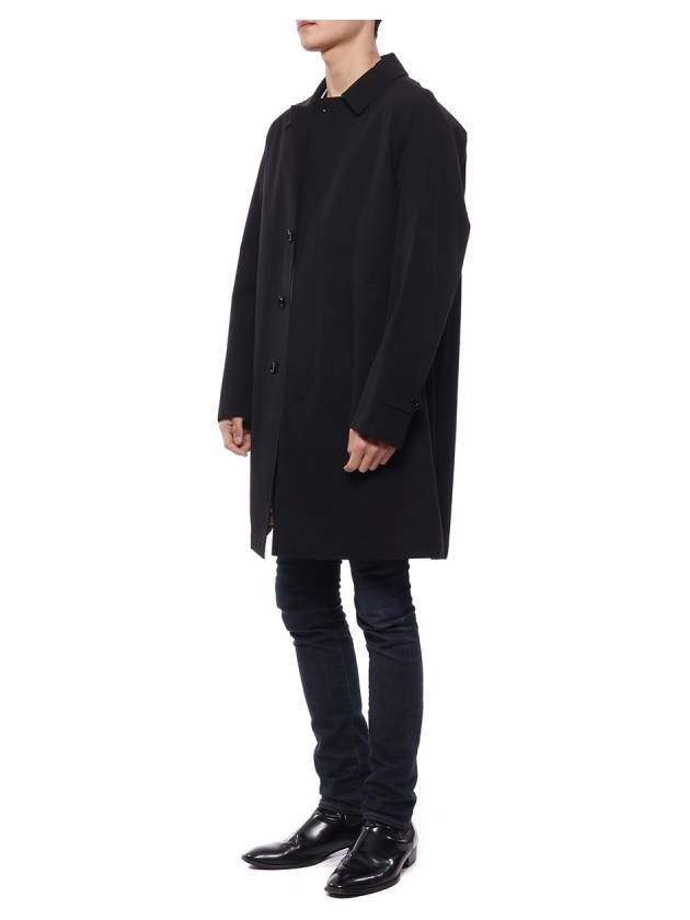 Burberry Men's Camden Cotton Gabardine Car Trench Coat Black