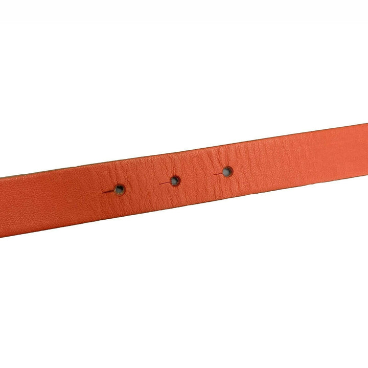 Chanel - 01P 2001 Spring Vintage Leather Belt -Salmon / Gold 80 / 32
