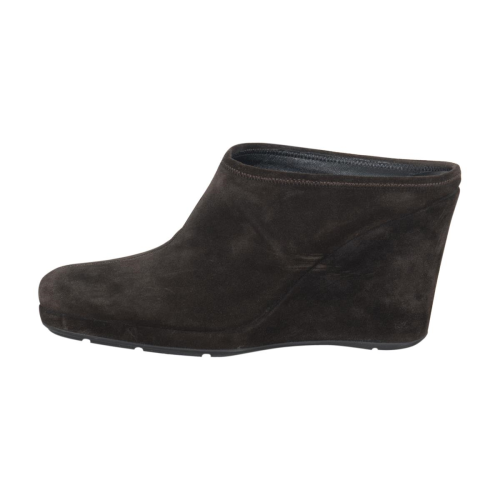 Prada Sport Suede Mule Wedges