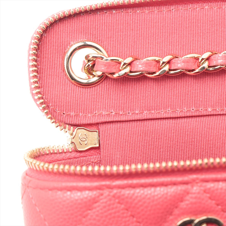 Top Quality Chanel Matrasse Caviar S Chain Shoulder Bag Pink G