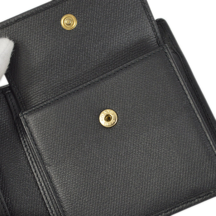 Top Quality Chanel Bifold Wallet Purse Black Caviar
