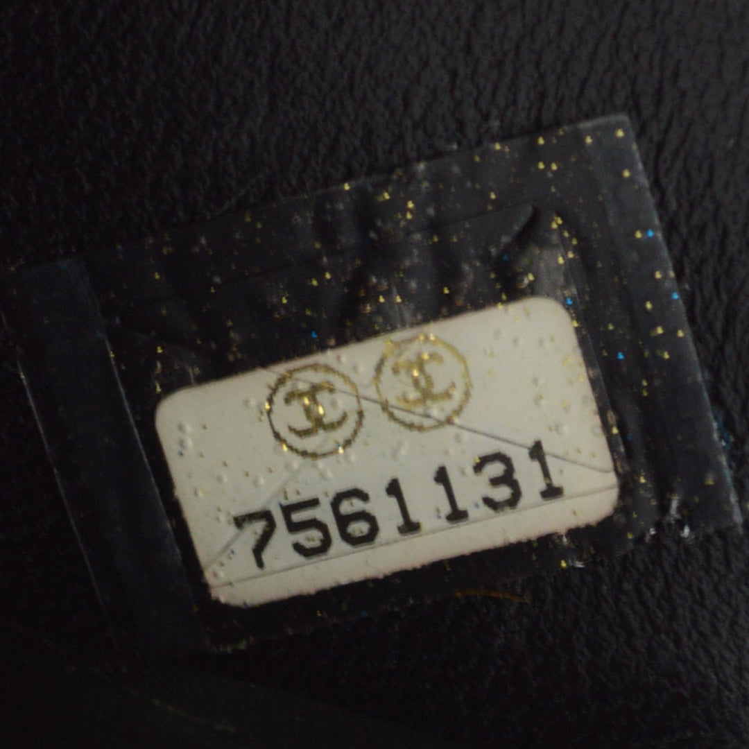 Top Quality Chanel 2001-2003 Black New Travel Line Bifold Wallet Purse