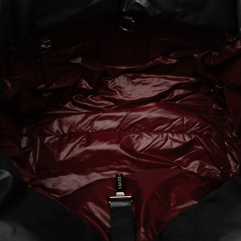 Top Quality Chanel Coca-Cola PM Coca-Cola Killing Tote Bag Black Nylon Leather  Chanel
