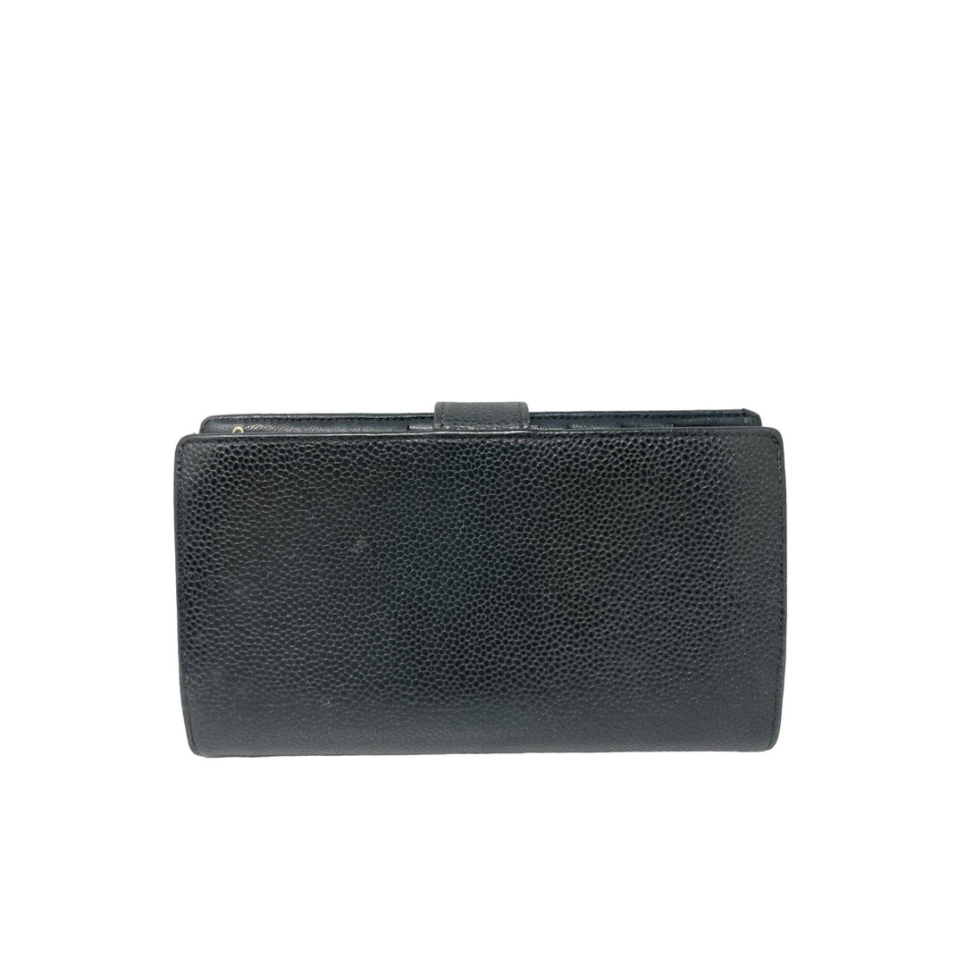 Top Quality Chanel Top Quality Chanel Timeless Caviar Continental Wallet - Black