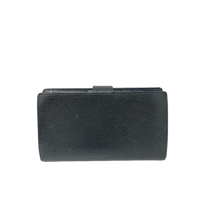 Top Quality Chanel Top Quality Chanel Timeless Caviar Continental Wallet - Black