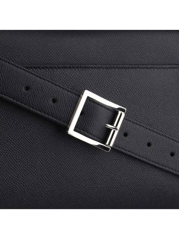 Burberry Small Leather Messenger Bag Black