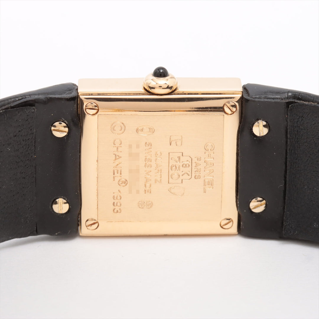 Top Quality Chanel Matrasse YG  Leather QZ Black  Buckle GP Ever