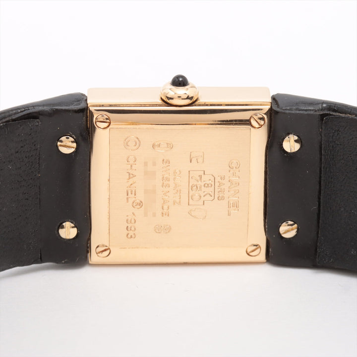 Top Quality Chanel Matrasse YG  Leather QZ Black  Buckle GP Ever