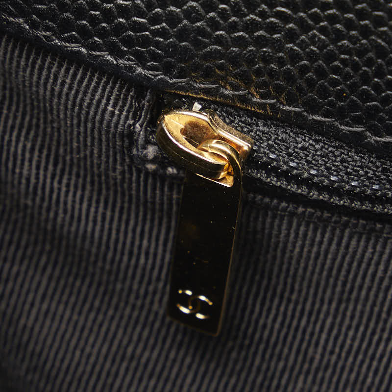 Top Quality Chanel Mattress PT Tott Cocomark Chain Shoulder Bag Black Gold  Caviar S  CHANEL