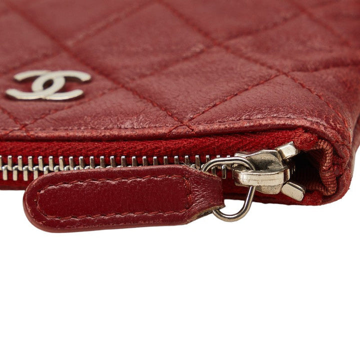 Top Quality Chanel Top Quality Chanel MATRASSE Coincase /Leather Wine Red  and Gentlemen
