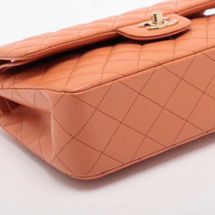 Top Quality Chanel Matrasse 23 Small  Double Flap Double Chain Bag Orange G  A01113